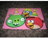 Angry Birds Juhlat postikortti vaaleanpunainen