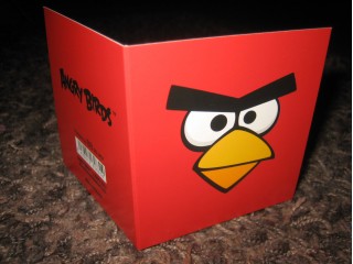 Angry Birds Punatintti 2-osainen pakettikortti