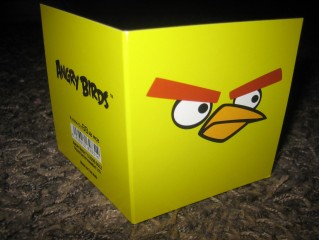 Angry Birds Keltatintti 2-osainen pakettikortti