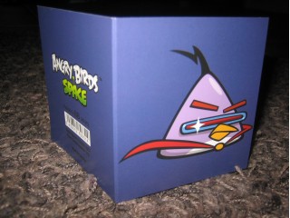 Angry Birds Avaruus Violetti keltatintti 2-osainen pakettikortti
